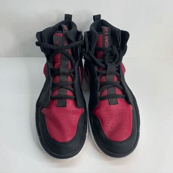 Nike Air Jordan 1 High React Mens Size 13 Shoes AR5321 006‎ Black BRED NO BOX - Picture 2 of 8